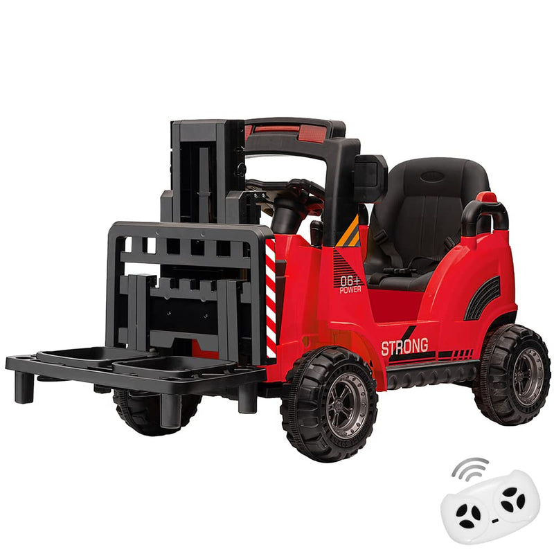 Load image into Gallery viewer, Electric Ride-On Construction Forklift with Remote Control and Built-In Music - 12V
