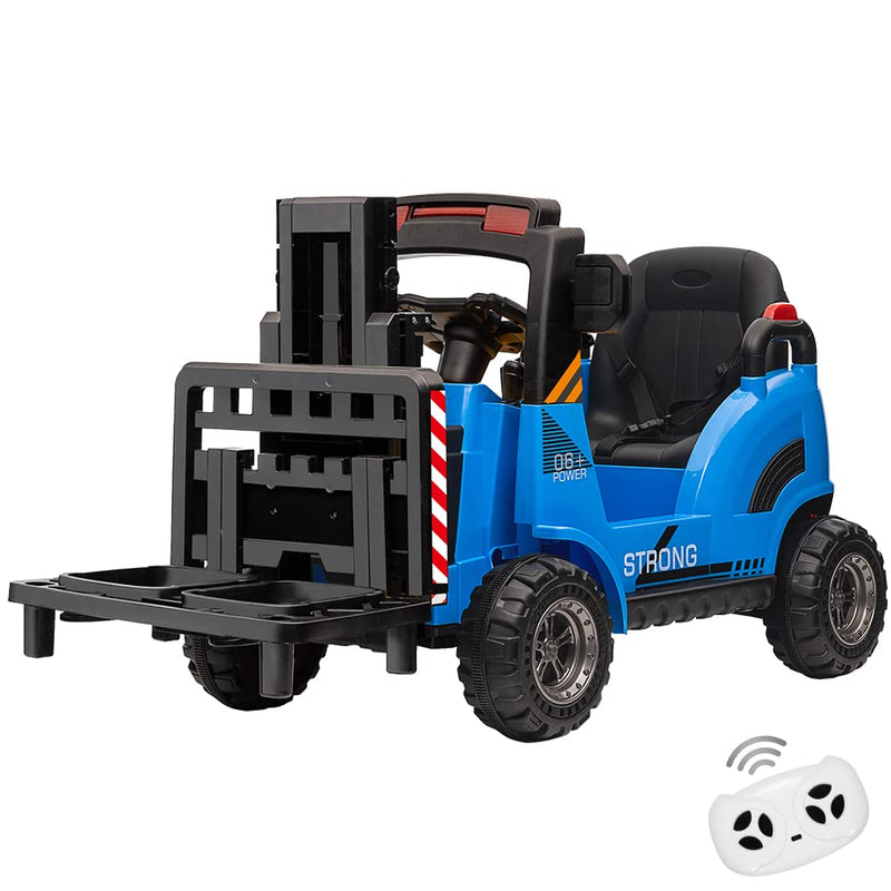 Load image into Gallery viewer, Electric Ride-On Construction Forklift with Remote Control and Built-In Music - 12V
