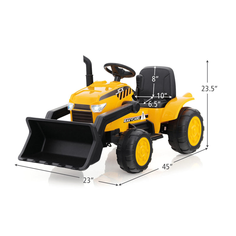 Load image into Gallery viewer, Electric Ride-On Excavator Digger with RC Control, Lights, and Music for Kids (12V)
