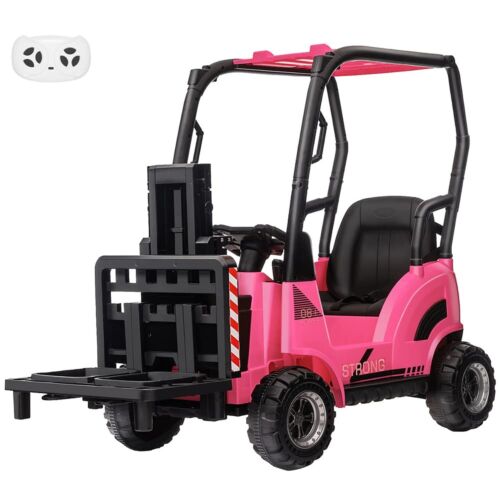 Load image into Gallery viewer, Electric Ride-On Forklift Car with Tent for Kids - Construction-Themed Fun!
