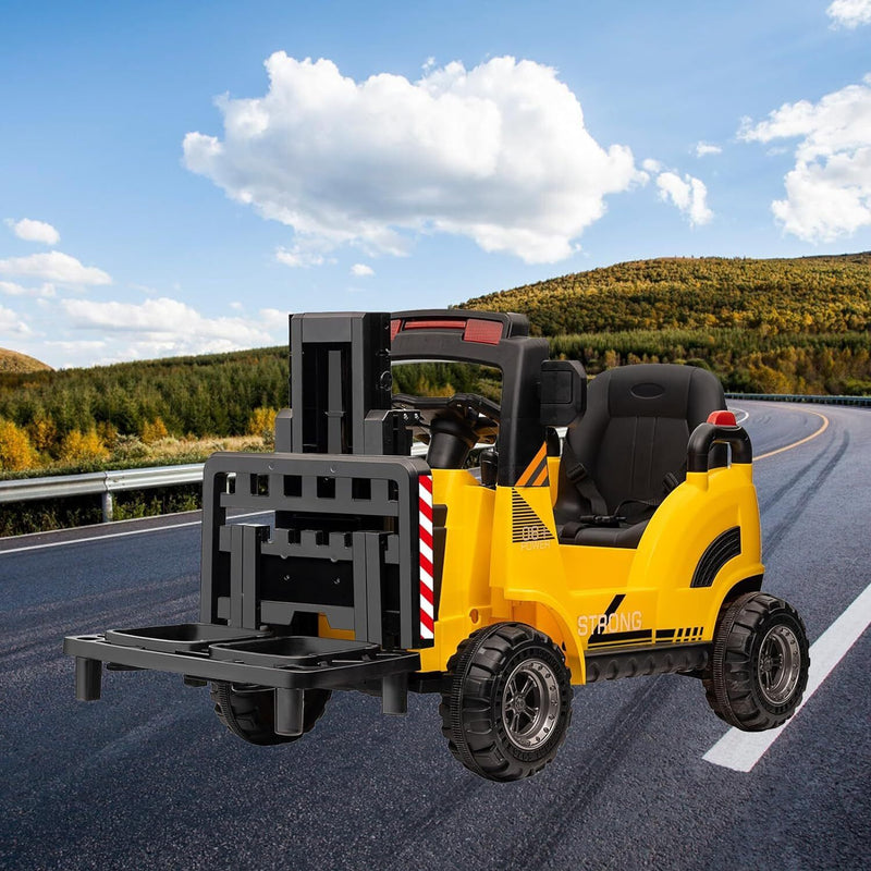 Load image into Gallery viewer, Electric Ride-On Forklift for Kids with Remote Control - 2 Speed Options for Boys and Girls
