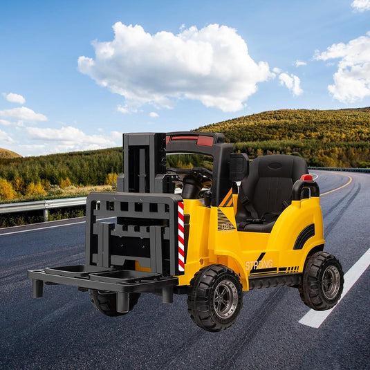 Electric Ride-On Forklift for Kids with Remote Control - 2 Speed Options for Boys and Girls
