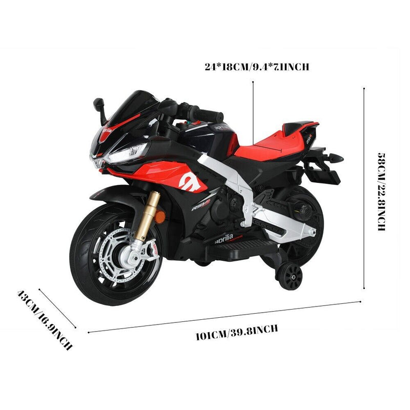 Load image into Gallery viewer, Electric Ride-On Motorbike for Kids 1-4 Years with LED Lights and MP3 Music
