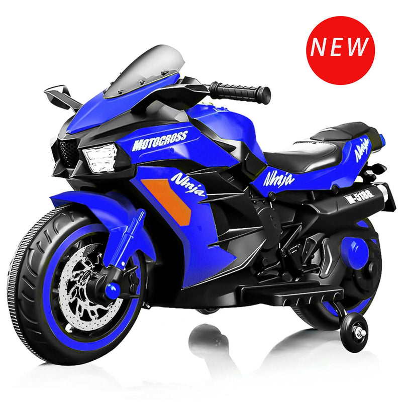 Load image into Gallery viewer, Electric Ride-On Motorbike for Kids - 12V Rechargeable 2-Wheel Car
