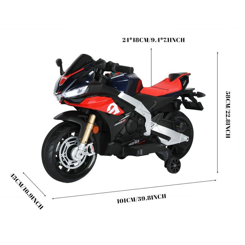 Load image into Gallery viewer, Electric Ride-On Motorbike for Kids Ages 1-4 with Bluetooth and MP3 Compatibility
