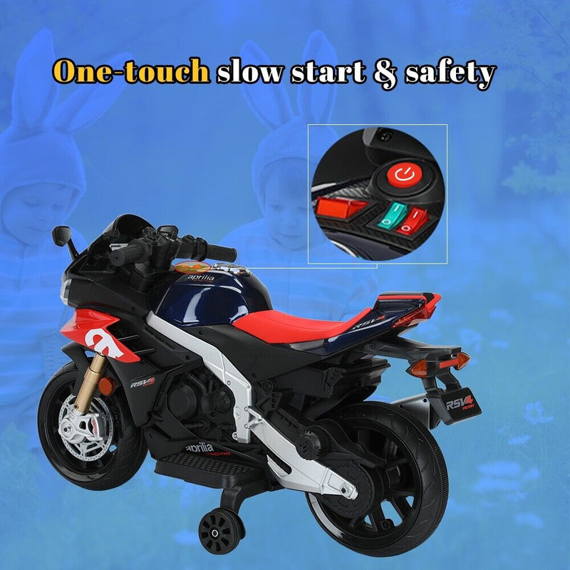 Load image into Gallery viewer, Electric Ride-On Motorbike for Kids Ages 1-4 with Bluetooth and MP3 Compatibility
