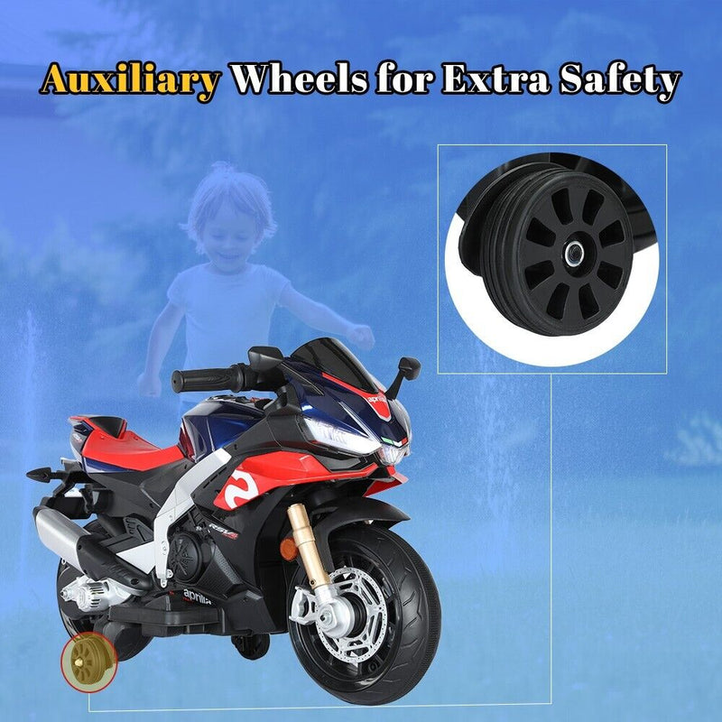 Load image into Gallery viewer, Electric Ride-On Motorbike for Kids Ages 1-4 with Bluetooth and MP3 Compatibility
