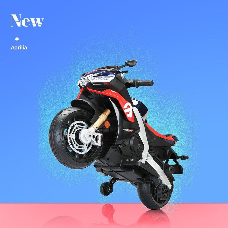 Load image into Gallery viewer, Electric Ride-On Motorbike for Kids Ages 1-4 with Bluetooth and MP3 Compatibility
