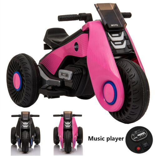 Load image into Gallery viewer, Electric Ride-On Motorcycle for Kids with Music, Horn, and Headlights - 3 Wheels
