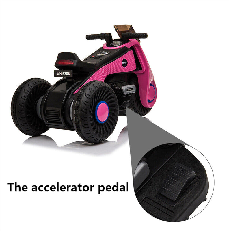 Load image into Gallery viewer, Electric Ride-On Motorcycle for Kids with Music, Horn, and Headlights - 3 Wheels
