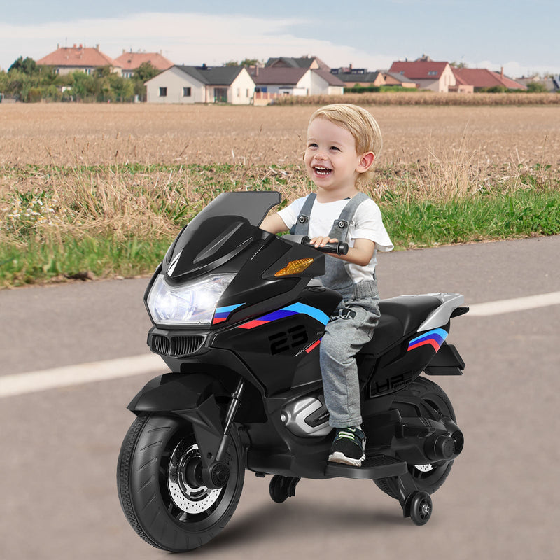 Load image into Gallery viewer, Electric Ride-On Motorcycle Toy for Kids with Headlights and Music
