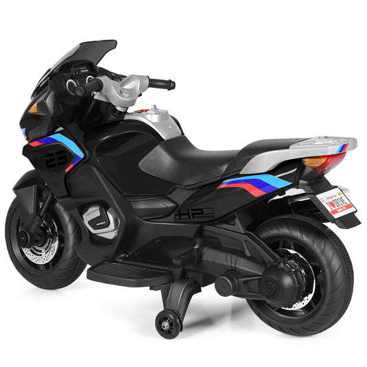 Electric Ride-On Motorcycle Toy for Kids with Headlights and Music