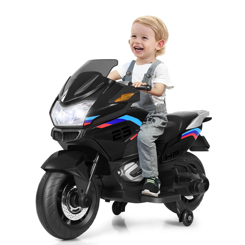 Load image into Gallery viewer, Electric Ride-On Motorcycle Toy for Kids with Headlights and Music
