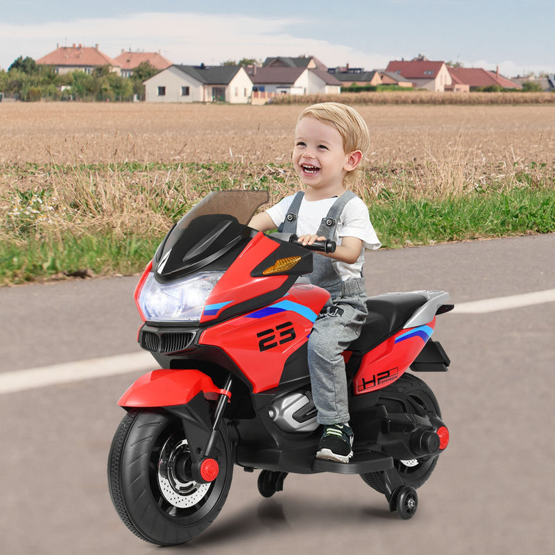 Load image into Gallery viewer, Electric Ride-On Motorcycle Toy for Kids with Headlights and Music
