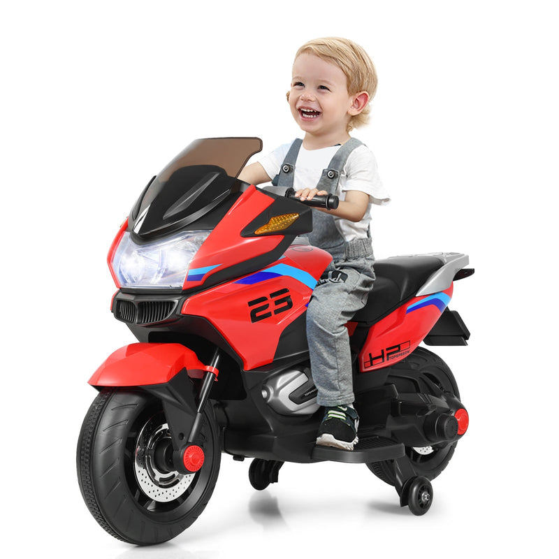 Load image into Gallery viewer, Electric Ride-On Motorcycle Toy for Kids with Headlights and Music
