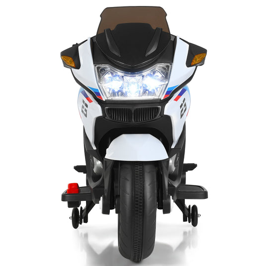 Electric Ride-On Motorcycle Toy for Kids with Headlights and Music