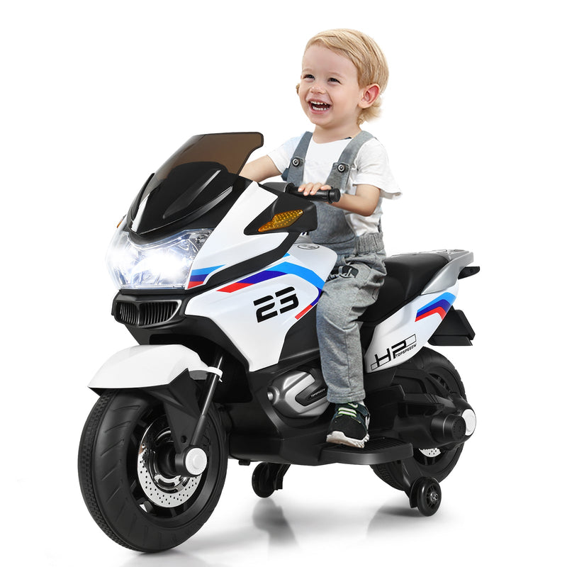 Load image into Gallery viewer, Electric Ride-On Motorcycle Toy for Kids with Headlights and Music
