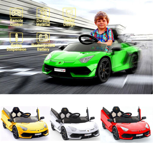 Load image into Gallery viewer, Electric Ride-On Sports Car for Kids with LED Remote Control - 12V Battery Powered
