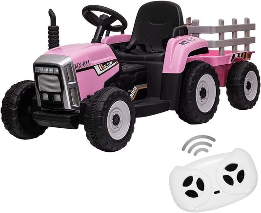Electric Ride-On Toy Truck for Kids with Bluetooth MP3 and Remote Control - 12V