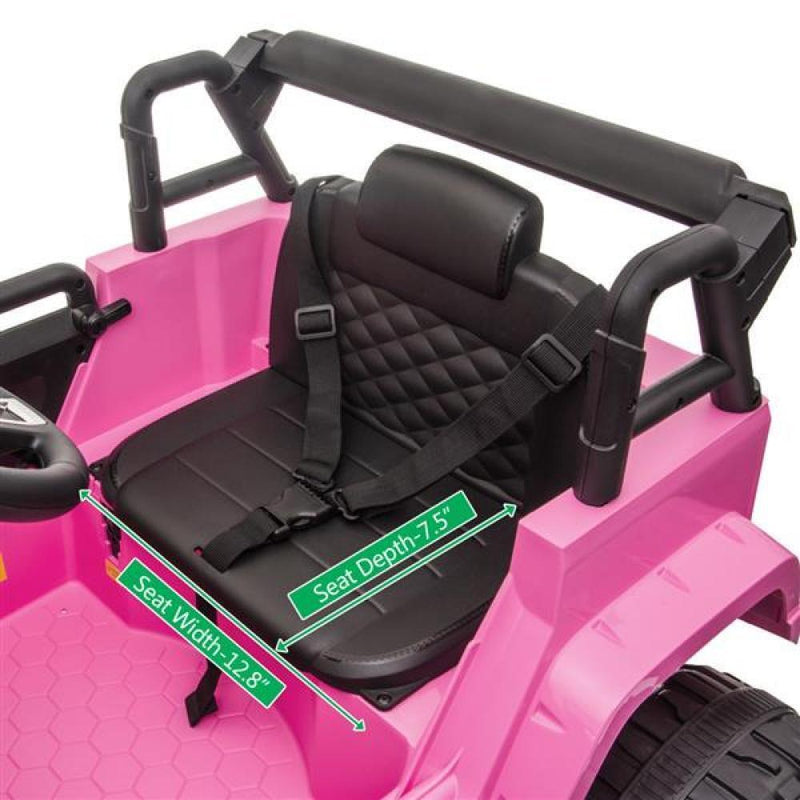 Load image into Gallery viewer, Electric Ride-On Toy Truck for Kids with Dual Drive, MP3, USB, and Remote Control - 12V
