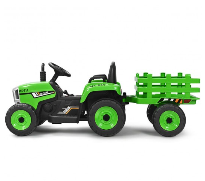 Load image into Gallery viewer, Electric Ride-On Tractor for Kids with Remote Control, Detachable Trailer, Lights, and MP3 Music
