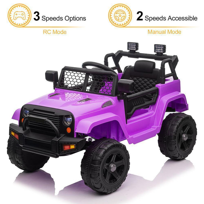 Load image into Gallery viewer, Electric Ride-On Truck for Kids with 3 Speeds and Parental Remote Control - 12V Battery Powered
