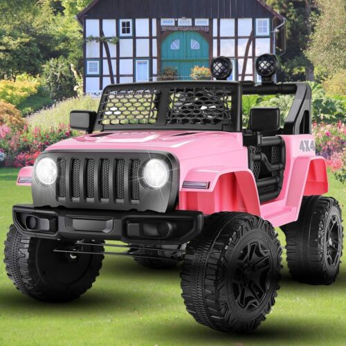 Load image into Gallery viewer, Electric Ride-On Truck for Kids with LED Lights and Parental Remote Control - 3 Speed Options
