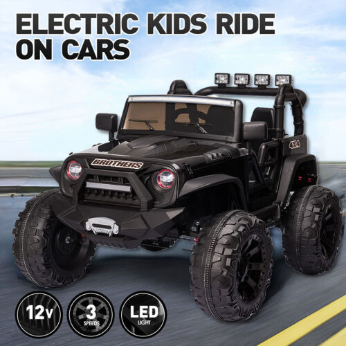 Electric Ride-On Truck for Kids with LED Lights, AUX Port, and USB - 24V Battery Powered with 2x200W Motors