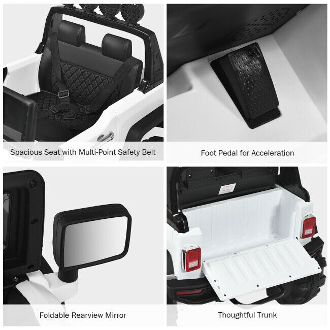 Load image into Gallery viewer, Electric Ride-On Truck for Kids with MP3, LED Lights, and Spring Suspension
