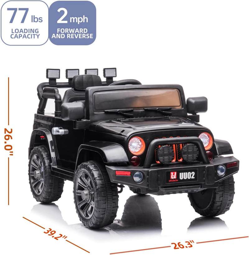 Load image into Gallery viewer, Electric Ride-On Truck for Kids with Parental Remote Control - 12V Battery Powered Car
