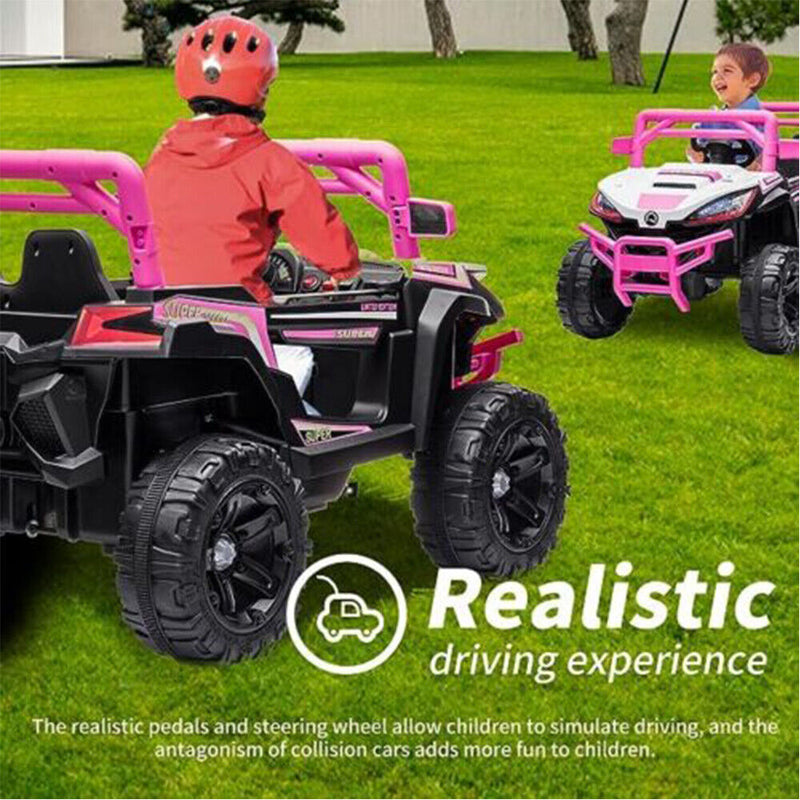 Load image into Gallery viewer, Electric Ride-On Truck for Kids with Remote Control - 12V Battery Powered

