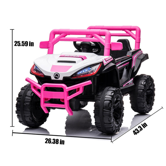 Electric Ride-On Truck for Kids with Remote Control - 12V Battery Powered