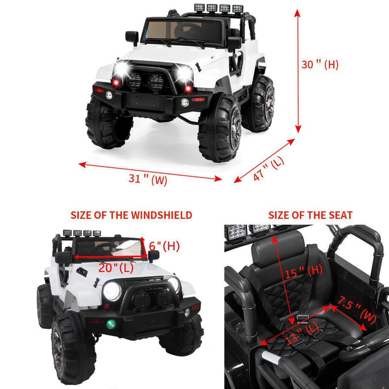 Load image into Gallery viewer, Electric Ride-On Truck for Kids with Remote Control and 3 Speed Options
