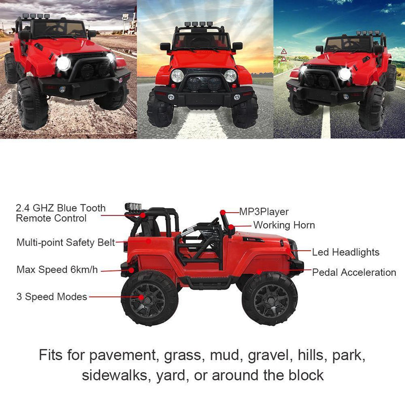 Load image into Gallery viewer, Electric Ride-On Truck for Kids with Remote Control and 3 Speed Options
