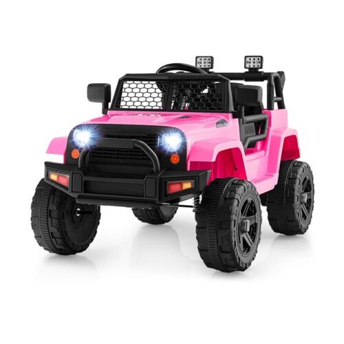 Electric Ride-On Truck for Kids with Remote Control and Headlights - 12V Children's Toy Car