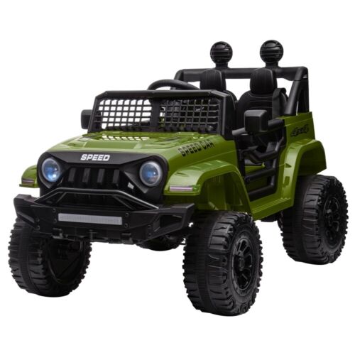 Electric Ride-On Truck for Kids with Remote Control, Bluetooth, and LED Lights - 12V