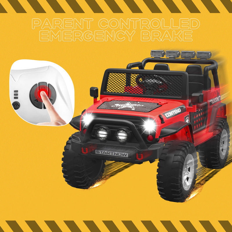 Load image into Gallery viewer, Electric Ride-On Truck for Kids with Remote Control, LED Lights, 2 Speeds, and MP3 Music
