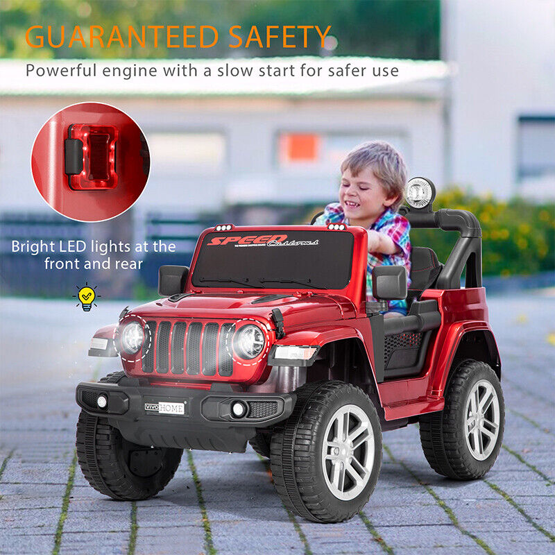 Load image into Gallery viewer, Electric Ride-On Truck for Kids with Remote Control, LED Lights, 3 Speeds, and Music
