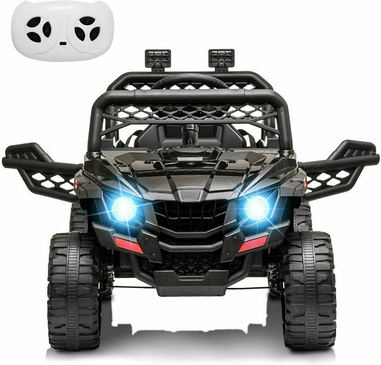 Electric Ride-On Truck for Kids with Remote Control, LED Lights, and Music