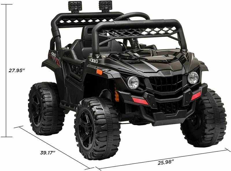 Load image into Gallery viewer, Electric Ride-On Truck for Kids with Remote Control, LED Lights, and Music
