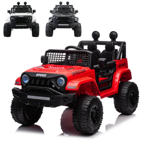 Electric Ride-On Truck for Kids with Remote Control, LED Lights, USB and MP3 Capabilities