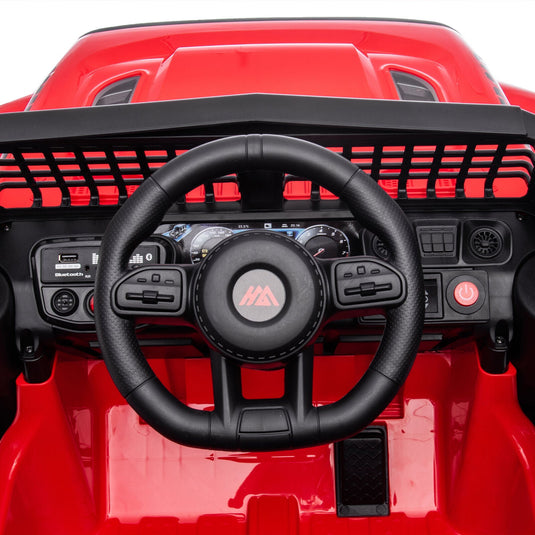 Electric Ride-On Truck for Kids with Remote Control, LED Lights, USB and MP3 Capabilities