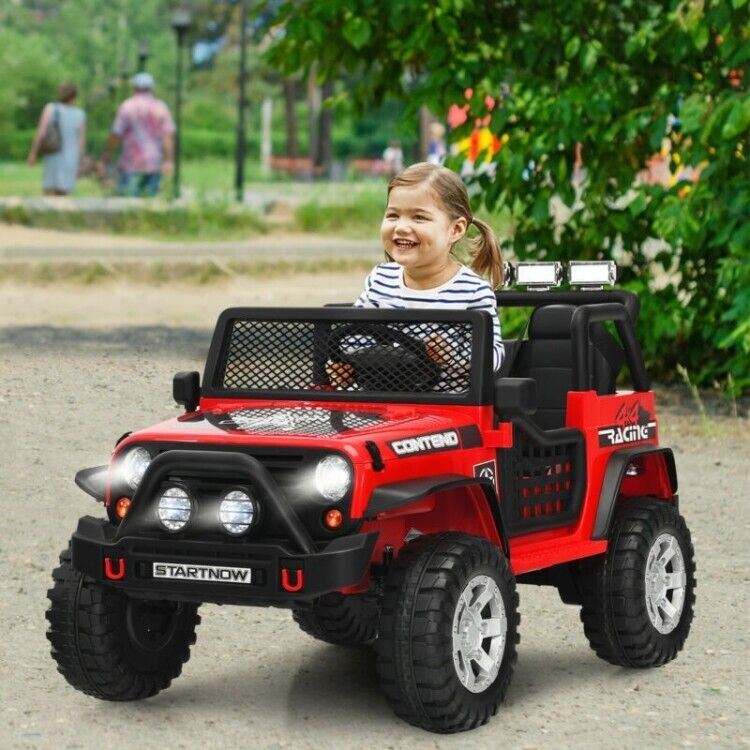 Load image into Gallery viewer, Electric Ride On Truck for Kids with Remote Control, Lights, and Music - 12V Children&#39;s Car Toy
