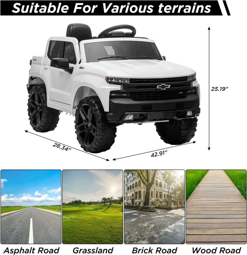 Load image into Gallery viewer, Electric Ride-On Truck for Kids with Remote Control, MP3 and Bluetooth - White
