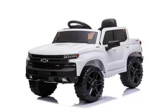 Electric Ride-On Truck for Kids with Remote Control, MP3 and Bluetooth - White