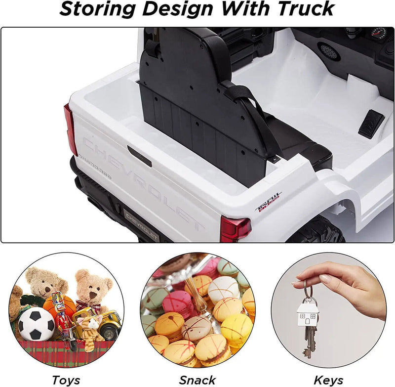 Load image into Gallery viewer, Electric Ride-On Truck for Kids with Remote Control, MP3 and Bluetooth - White
