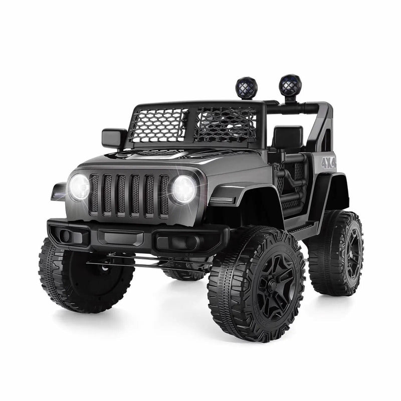 Load image into Gallery viewer, Kids Electric Ride On Jeep with Remote Control, 3 Speeds, LED Lights, and AUX/USB Connectivity - 24V/12V
