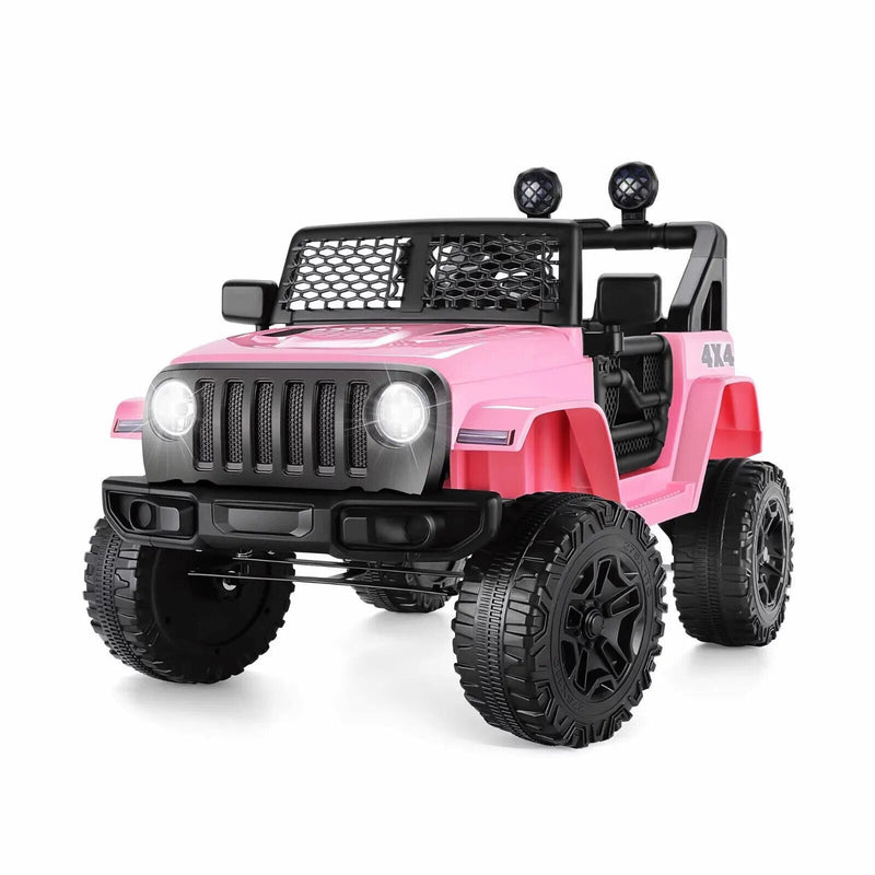 Load image into Gallery viewer, Kids Electric Ride On Jeep with Remote Control, 3 Speeds, LED Lights, and AUX/USB Connectivity - 24V/12V
