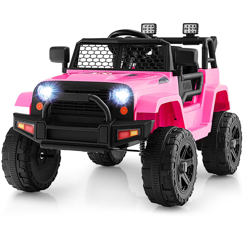 Load image into Gallery viewer, Electric Ride-On Truck for Kids with Remote Control, Music, and Lights - 12V

