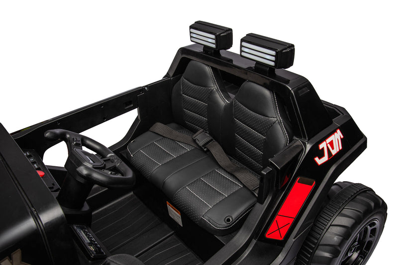 Load image into Gallery viewer, Electric Ride-On Truck for Kids with Remote Control, Music, LED Lights, and USB MP3
